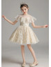 Beaded Lace Tulle Adorable Flower Girl Dress